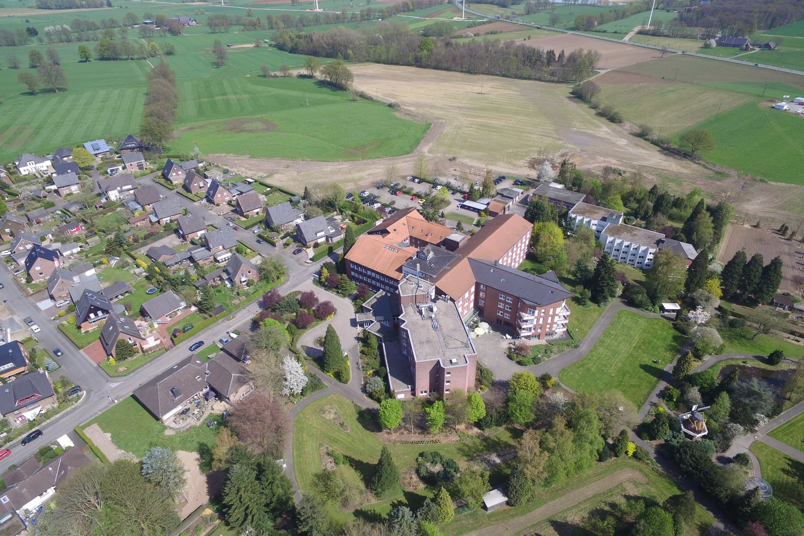 Das Augustahospital im Jahr 2018