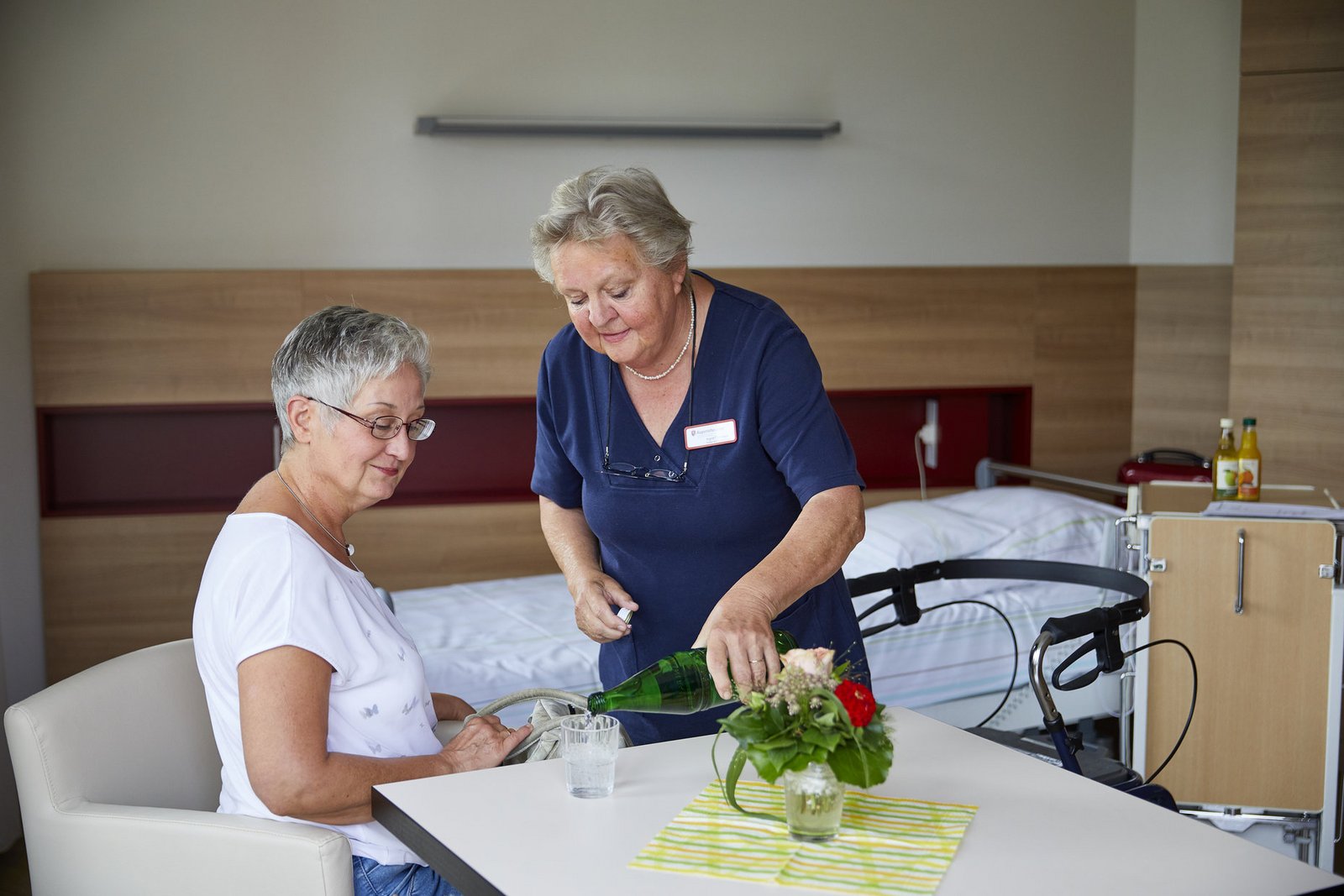 Ankunft im Zimmer